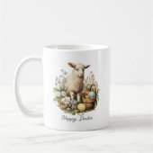  Paaslam en beschilderde eitjes aards Koffiemok (Links)