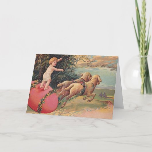 paaslammeren feestdagen kaart (Voorkant)