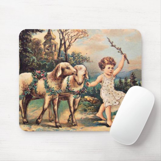 paaslammeren muismat (Met muis)