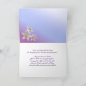 Paaslamp en zondstijging met Paaslilies Feestdagen Kaart (Binnen)