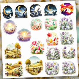 Paaslandschappen Sticker