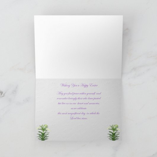 Paaslelie Kaart (Binnen)