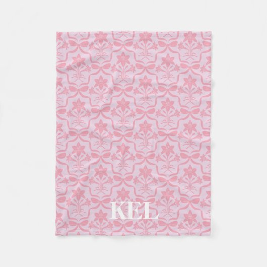 Paaslelie Monogram Deken (Voorkant)