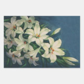 Paasleliebloemen, paaslelies inpakpapier vel (Voorkant 2)