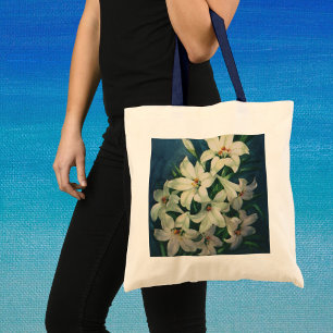 Paasleliebloemen, Vintage Paaslelies Tote Bag