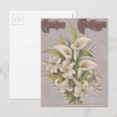 Paaslelies Feestdagenkaart (Voorkant / Achterkant)