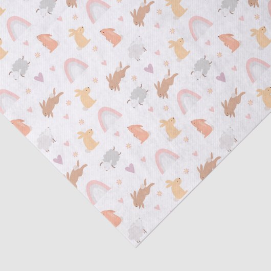 paaslentemannen (bunny Pattern) Tissuepapier (Detail)