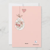 Paasliefde te feestdagenkaart (Achterkant)