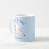 Paaslilies en zweet Bunnies Koffiemok (Voorkant links)