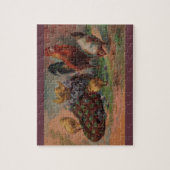 Paaslipper en kuikens Grote stuk Puzzel Legpuzzel (Verticaal)