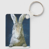  paasmaaltijd, staartje, witte konijn sleutelhanger (Achterkant)