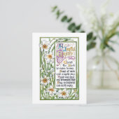   paasmakerij en Narcissi Feestdagenkaart (Staand voorkant)