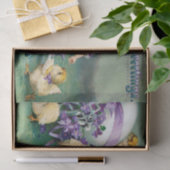  paasmakerij Girl Egg Chick Carriage Tissuepapier (Geschenk)