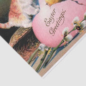 paasmakerij Katten Chick en paaseieren Tissuepapier (Detail)