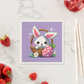 Paasmand Bunny 8 bit pixel art Servet (Insitu)