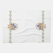 Paasmandje - keukenhanddoek (Horizontaal)