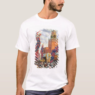 Paasmarkt in het Kremlin in Moskou, 1917 T-shirt
