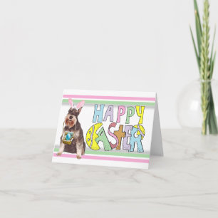 Paasminiatuurschnauzer Feestdagen Kaart