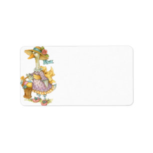 Paasmoeder Goose Etiket