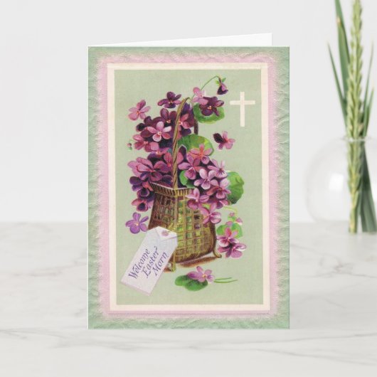 Paasmorgen Feestdagen Kaart (Voorkant)