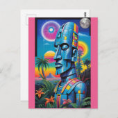 Paasmorgen goed ingebeeld briefkaart (Voorkant / Achterkant)