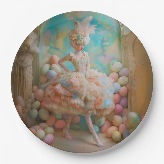 Paasmuse Papier Borden Papieren Bordje (Voorkant)