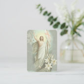 Paasopstanding Heilig Kaarten Paschaalgebed Visitekaartje (Staand voorkant)