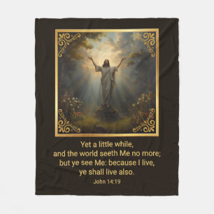 Paasopstanding Religieus Fleece Deken