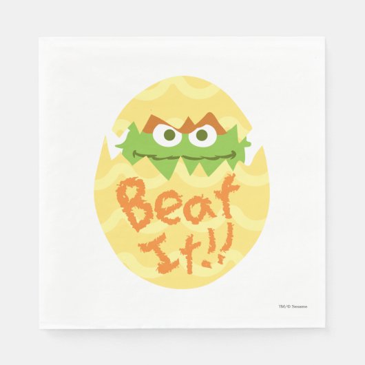 PaasOscar de Grouch Servet (Voorkant)