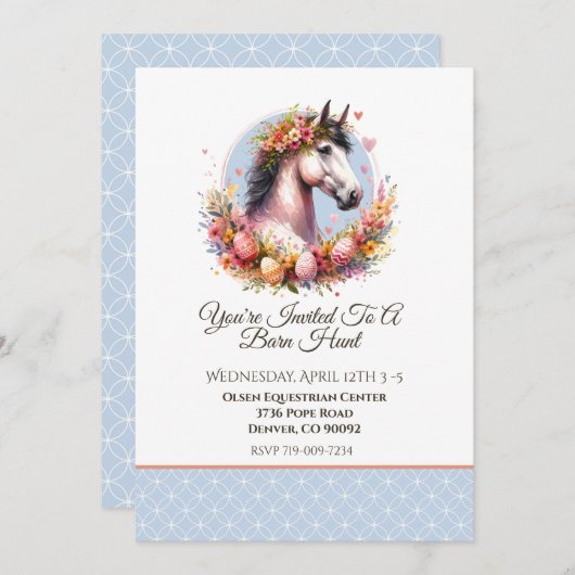 paaspaard kaart (Voorkant / Achterkant)