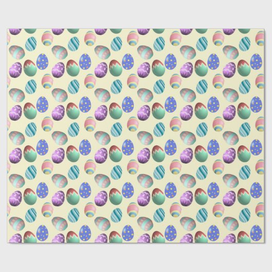 Paaspaasmakreel Easter Party Egg Hunt Fun Cadeaupapier (Vlak)