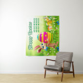 Paaspaaspaasfeest en eitje voor paastijd wandkleed (In situ)