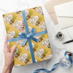 paaspakketpapier voor Bunny Holiday Cadeaupapier