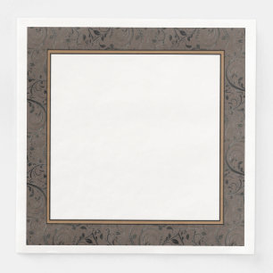 Paaspapier servet is rasterlilie