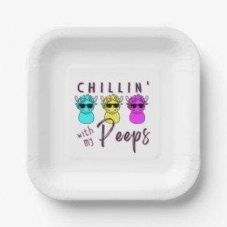 Paaspartij Borden Peep Koeien Pasen Koeien Papieren Bordje