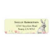 Paaspasta-pasteelgeel Adresetiket Etiket (Voorkant)