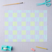 Paaspastel Kleuren Plain Pattern Custom Tissuepapier (Craft)