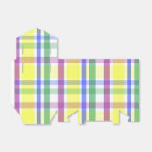 Paaspastel Plaid Spring Pattern Bedankdoosjes (Uitgevouwen)