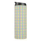 Paaspastel Plaid Spring Pattern Thermosbeker (Geroteerd rechts)