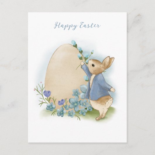 PaasPeter Rabbit Briefkaart (Voorkant)