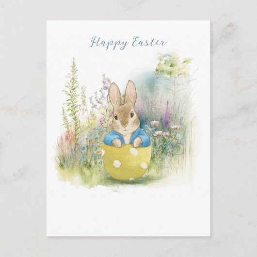PaasPeter Rabbit Briefkaart (Voorkant)