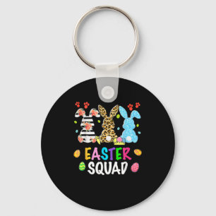 Paasplein Lopard Happy Paasdag Bunny Rabbit Sleutelhanger
