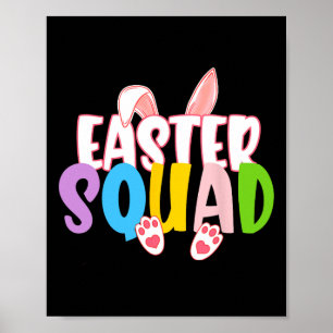 Paasploeg Familie Matching Groep Paaseieren Hunt Poster