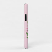 Paaspoedel met bloemen Case-Mate iPhone case (Achterkant/rechts)