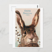  paaspoot Bunny Briefkaart (Voorkant / Achterkant)