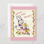 paasposter feestdagenkaart (Voorkant / Achterkant)