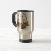 Paasreisbeker Koffiebeker Festive Bunny Cup Reisbeker (Voorkant links)