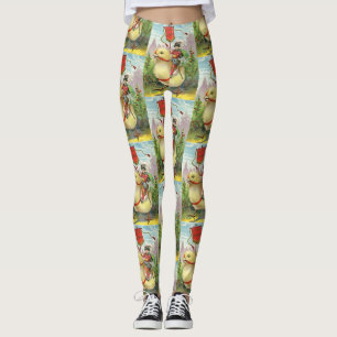 Paasreus Baby Chick Riding Leggings