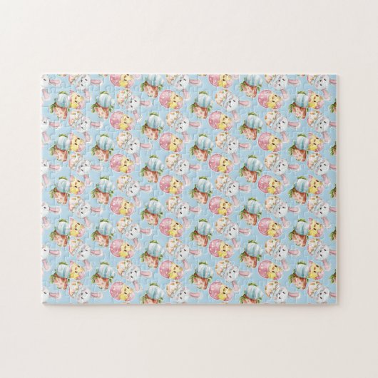 Paasritters Jigzaag Puzzle Legpuzzel (Horizontaal)