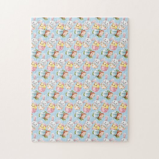 Paasritters Jigzaag Puzzle Legpuzzel (Verticaal)